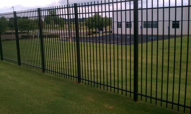 A recent industrial fence job in the  area